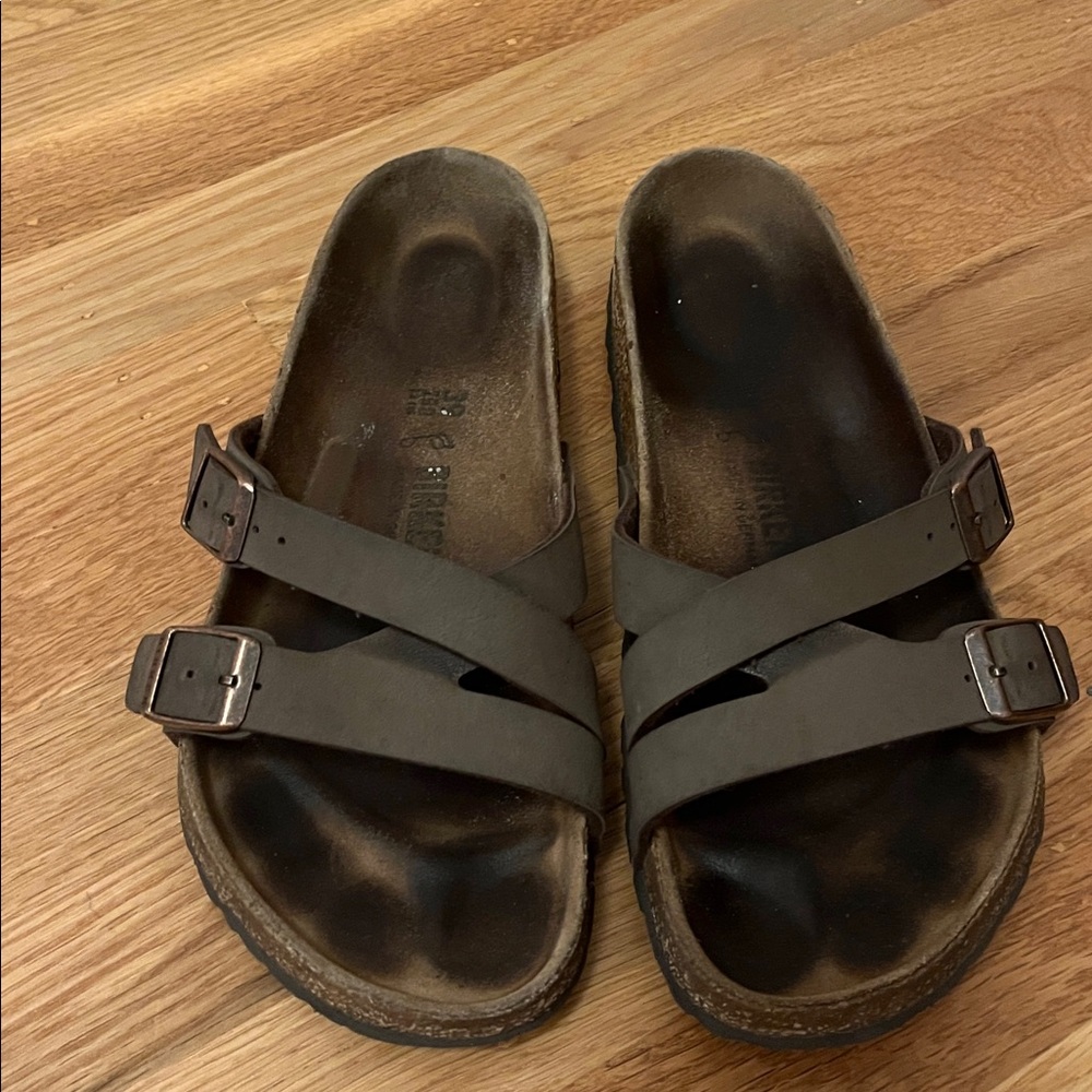 Birkenstock Mocha Yao Sandals Size 39